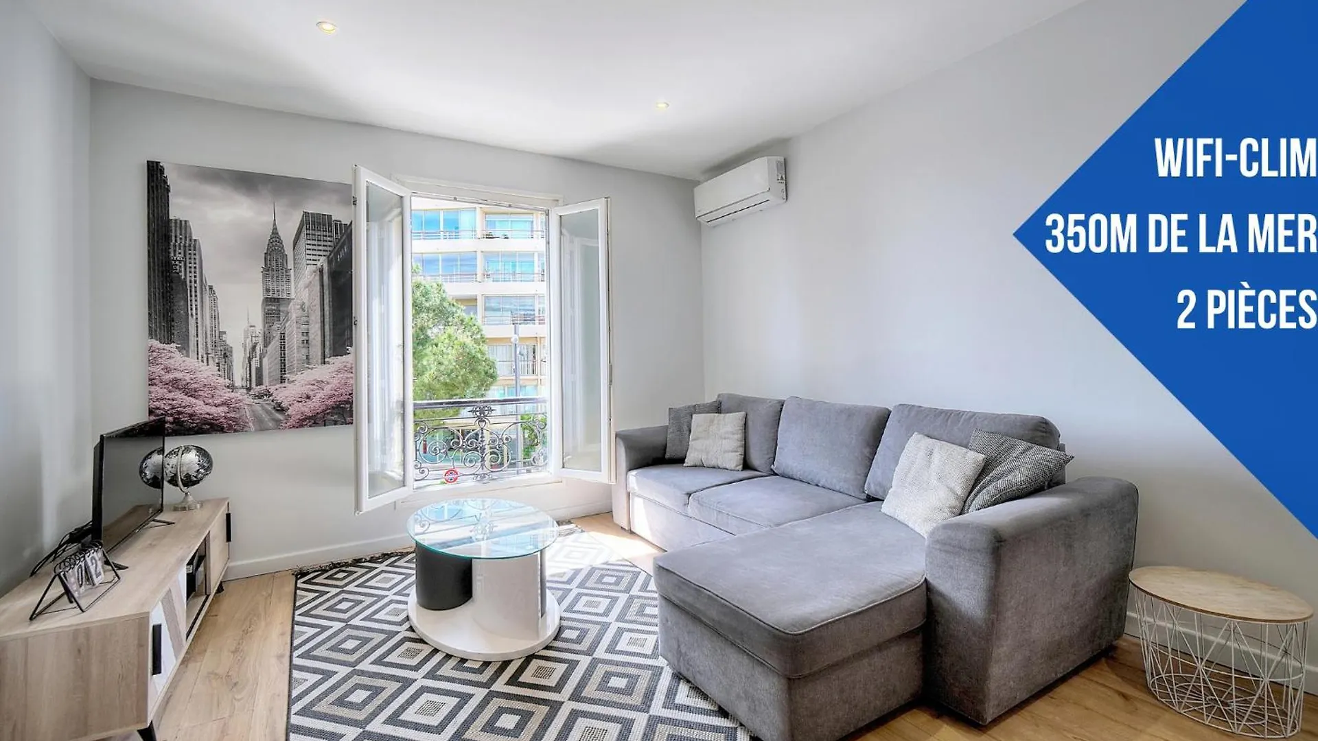 Le Erve-350M Plage-Wifi Clim-Vca Cannes Frankrijk